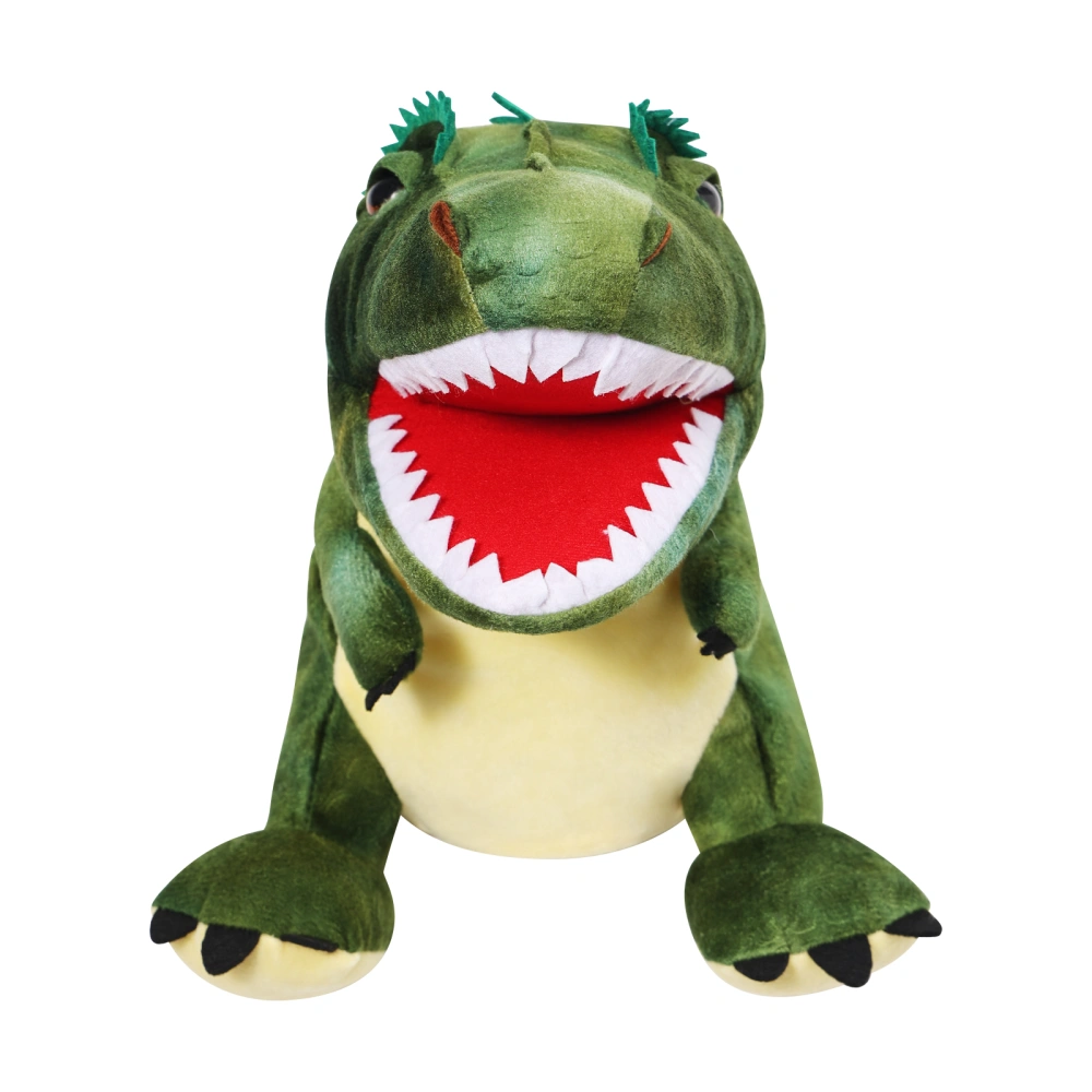 Dinosaur Hand Plush Toy, Cartoon Animals Hand Puppets for Role Play 