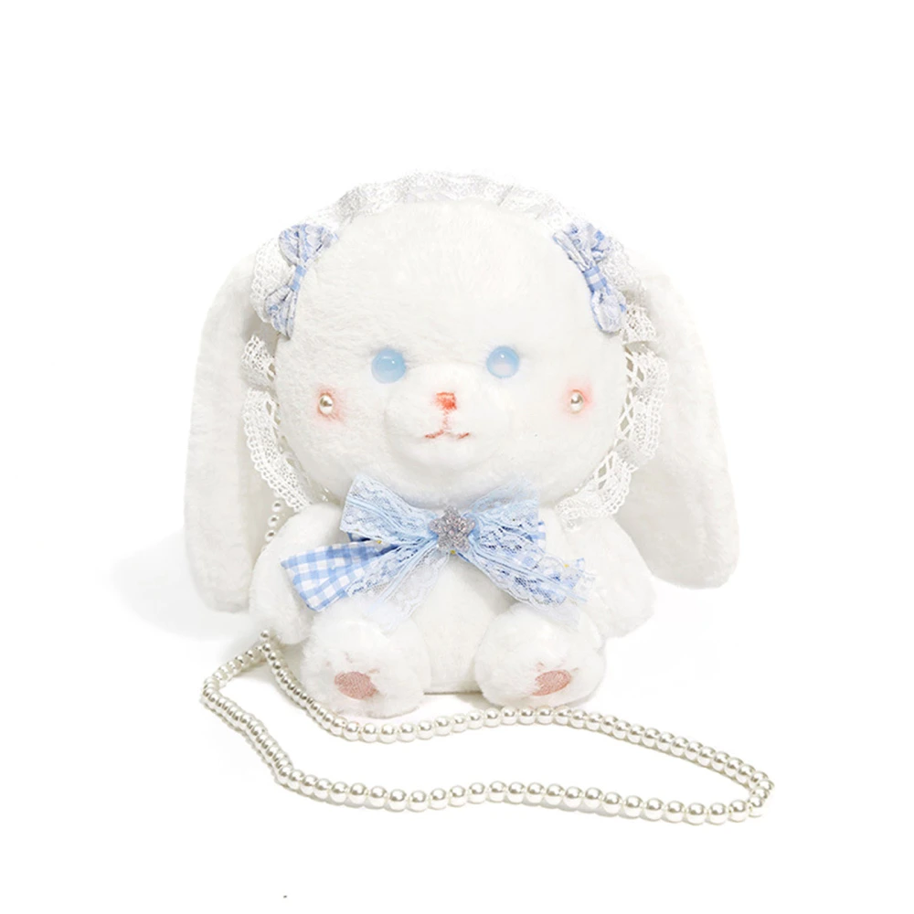 Home Plush Toy Ornament, Lolita Style Cartoon Rabbit Lace Plush Doll