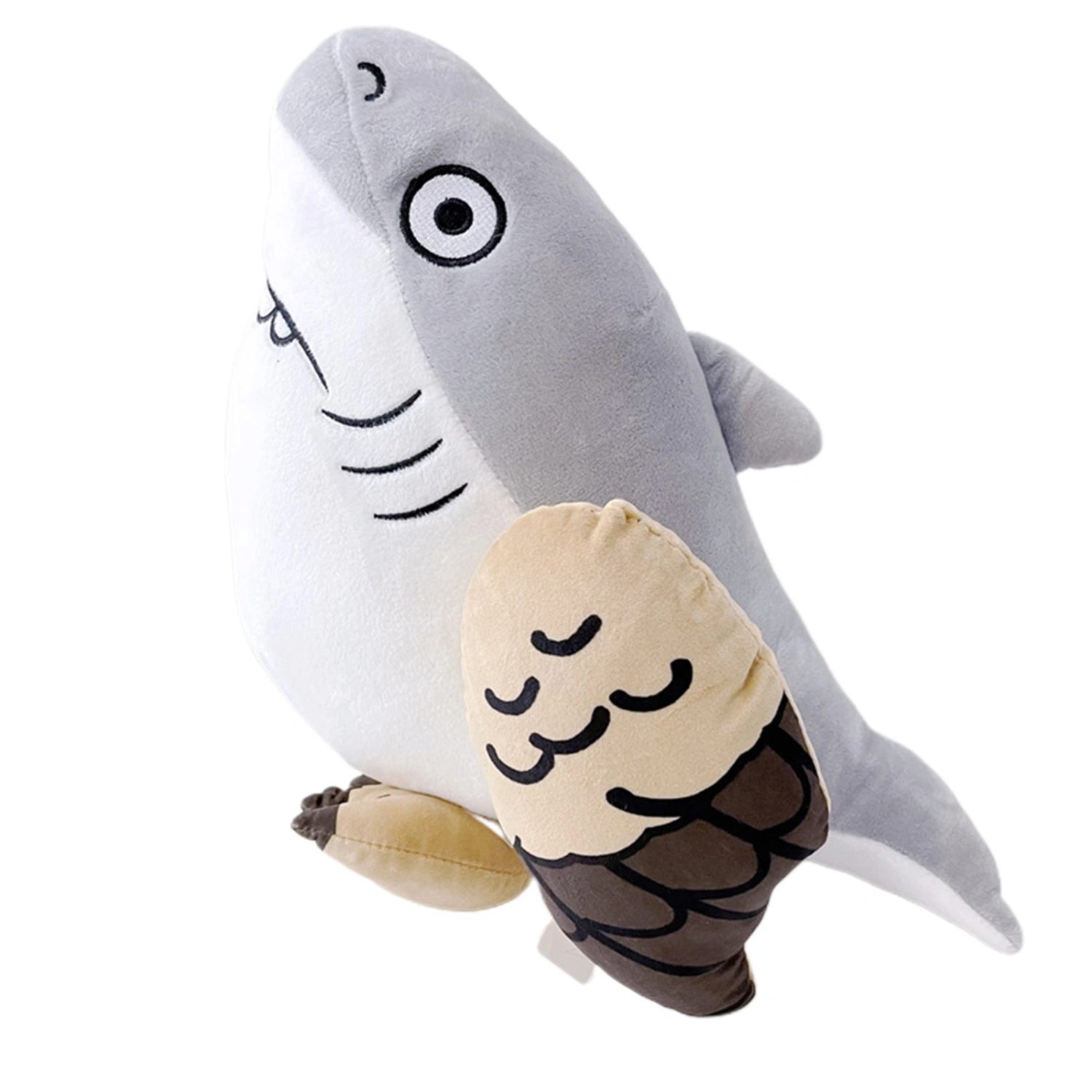 Plush Shark Dolls Funny Throw Pillows with Detachable Claw Wings