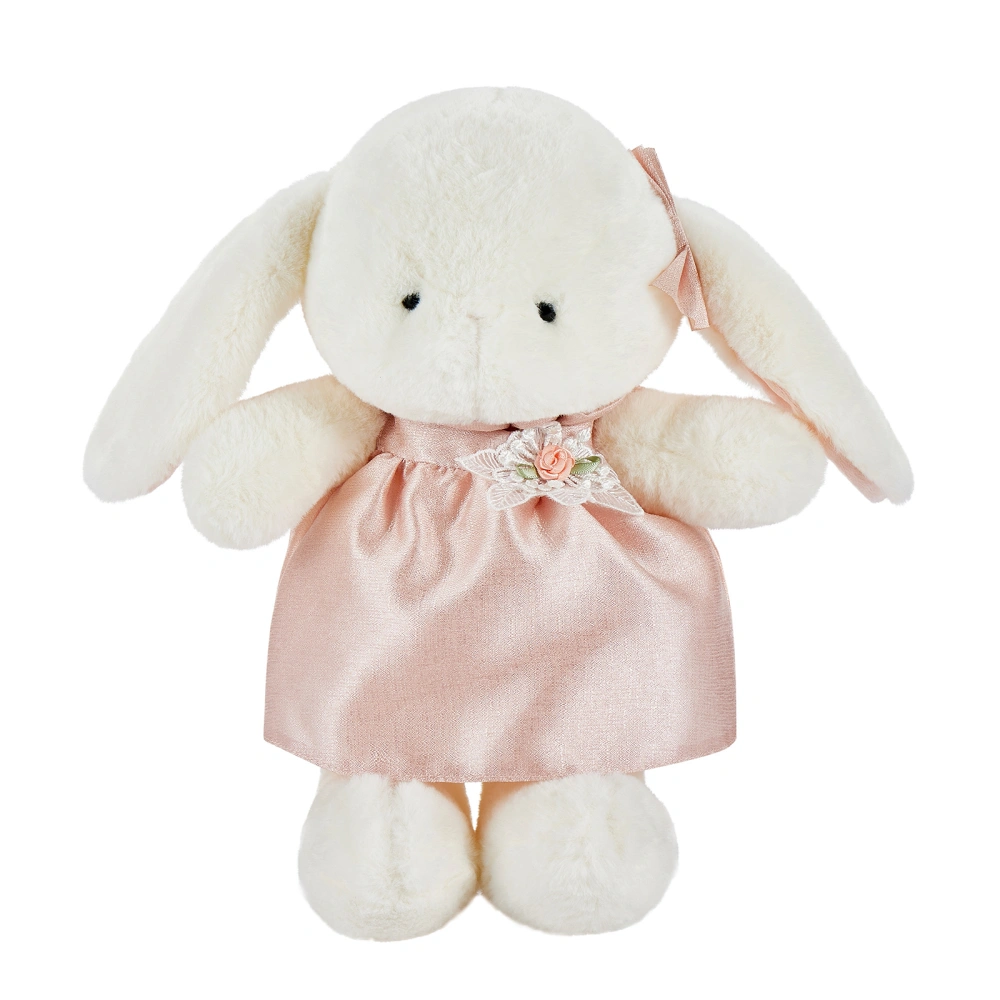 Kids Cartoon Bunny Plush Doll, Soft Fluffy Rabbit Shaped Stuffed Toy