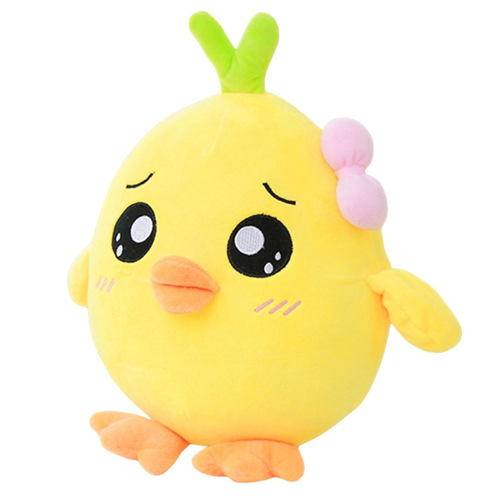 Cute Chick Plush Toy Lovely Expression Stuffed Cartoon Chicken Doll