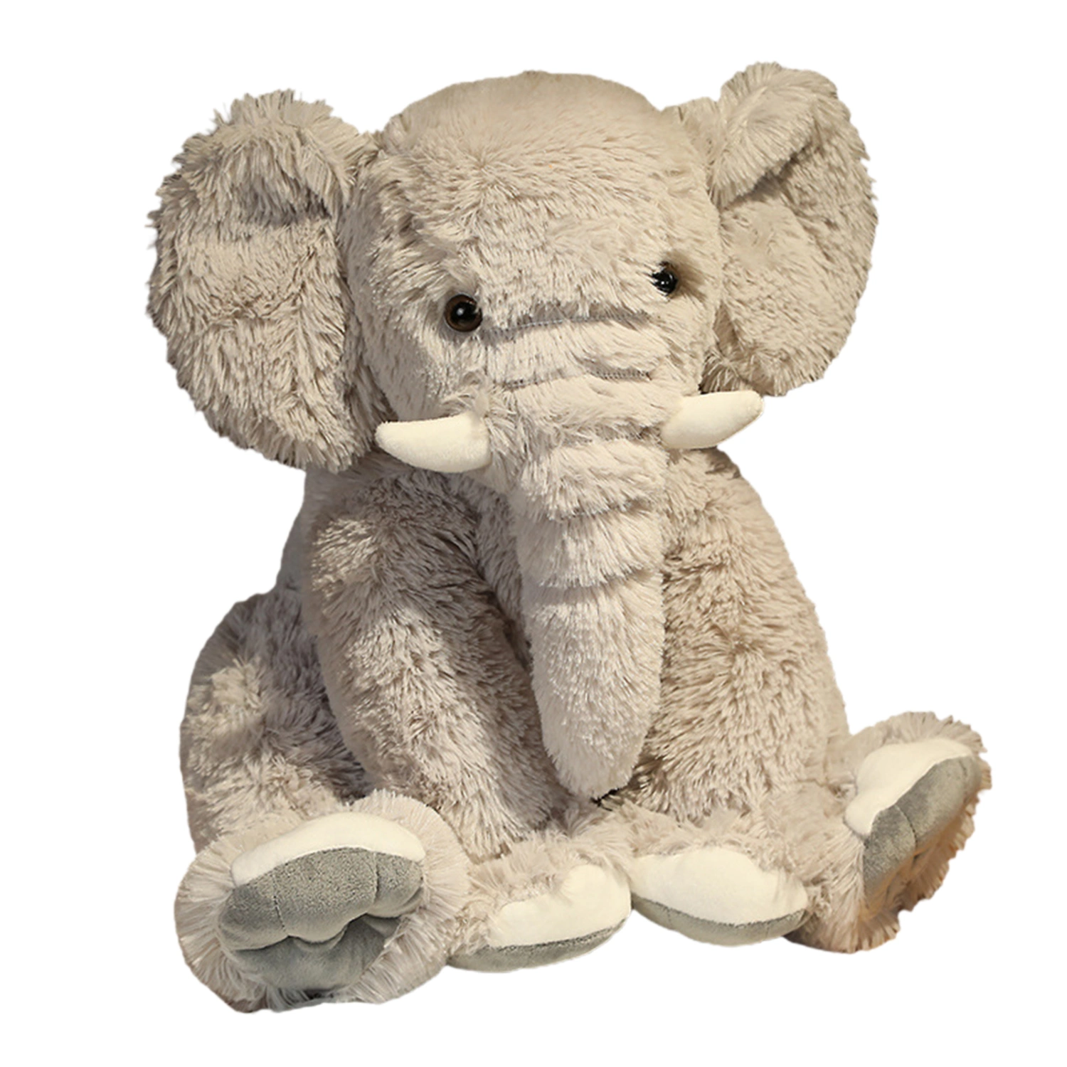 Plush Elephant Toys, Soft Fluffy Cartoon Animal Stuffed Toy Pillow