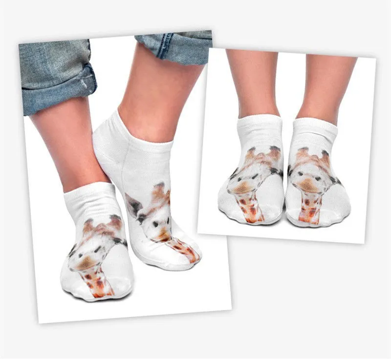 Women Spring/Summer Casual Socks Thin Breathable Cute Soft Stockings