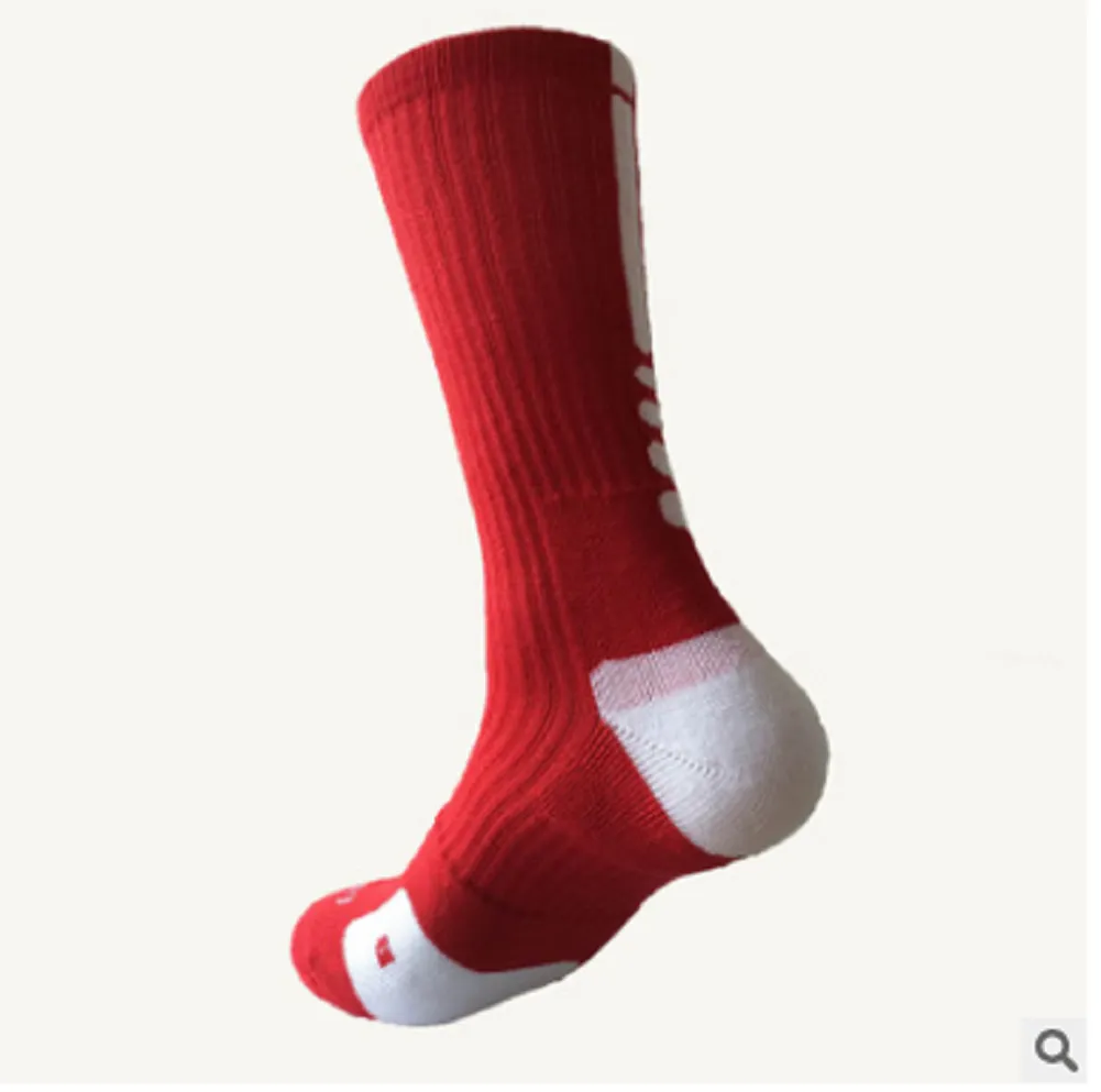 Men Sport Football Long Socks Fashion Print Calf Length Soccer Socks