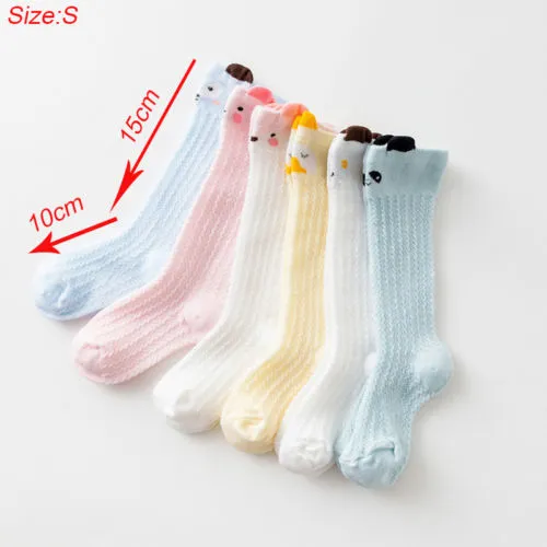 Baby Over Knee Stockings, Cartoon Cute Animals Patterns  Tube Ruffled Soft Socks