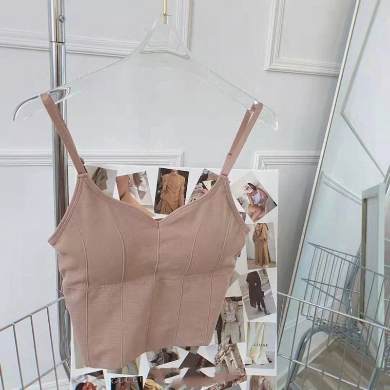 Women’s Fashion Solid Color U-shaped Beauty Back Seamless Bra