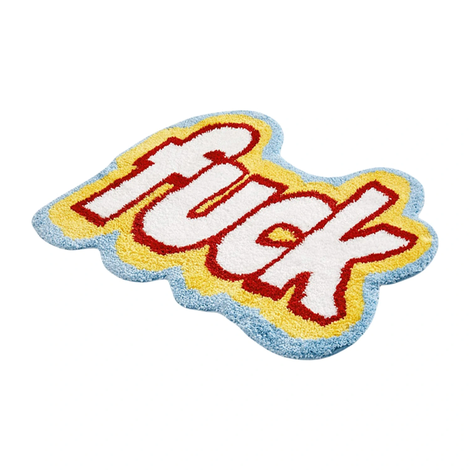 Flocking Door Mat Funny Letter Entryway Rugs Kitchen Throw Rugs 