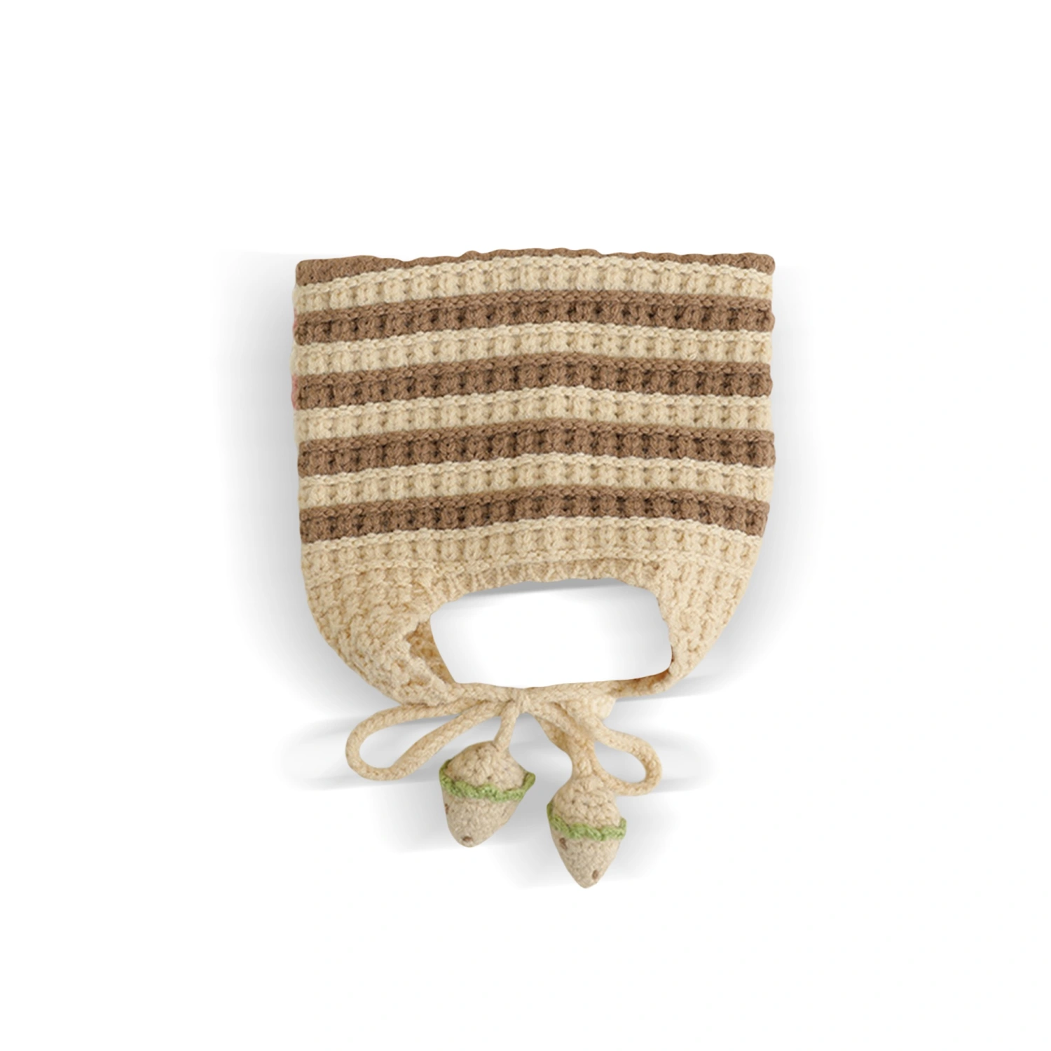 Girls Knitted Hat Cute Soft Cat Ear Beanie Crochet Hat Warm Winter Cap