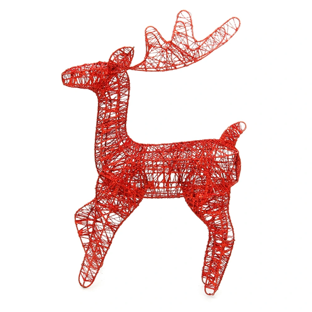 Reindeer Christmas Decor Light-Up Outdoor Ornament for Lawn Garden