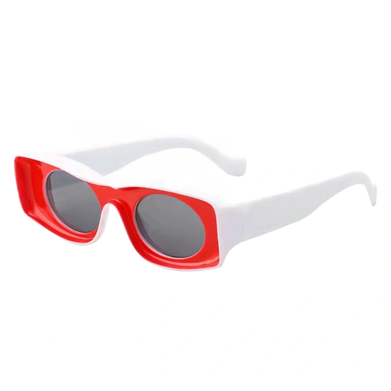 Plastic Sunglasses for Men Women Concave Thick Mod Style Sunglasses