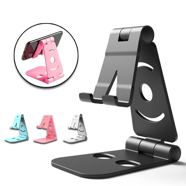 Portable Mobile Phone Holder Bracket Mount Desk Stand Double Folding for Tablet Mobile Phone