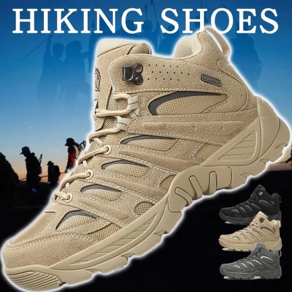 Hiking Shoes for Men Lightweight Breathable Outdoor Trekking Shoes Climbing Trail Running Shoes