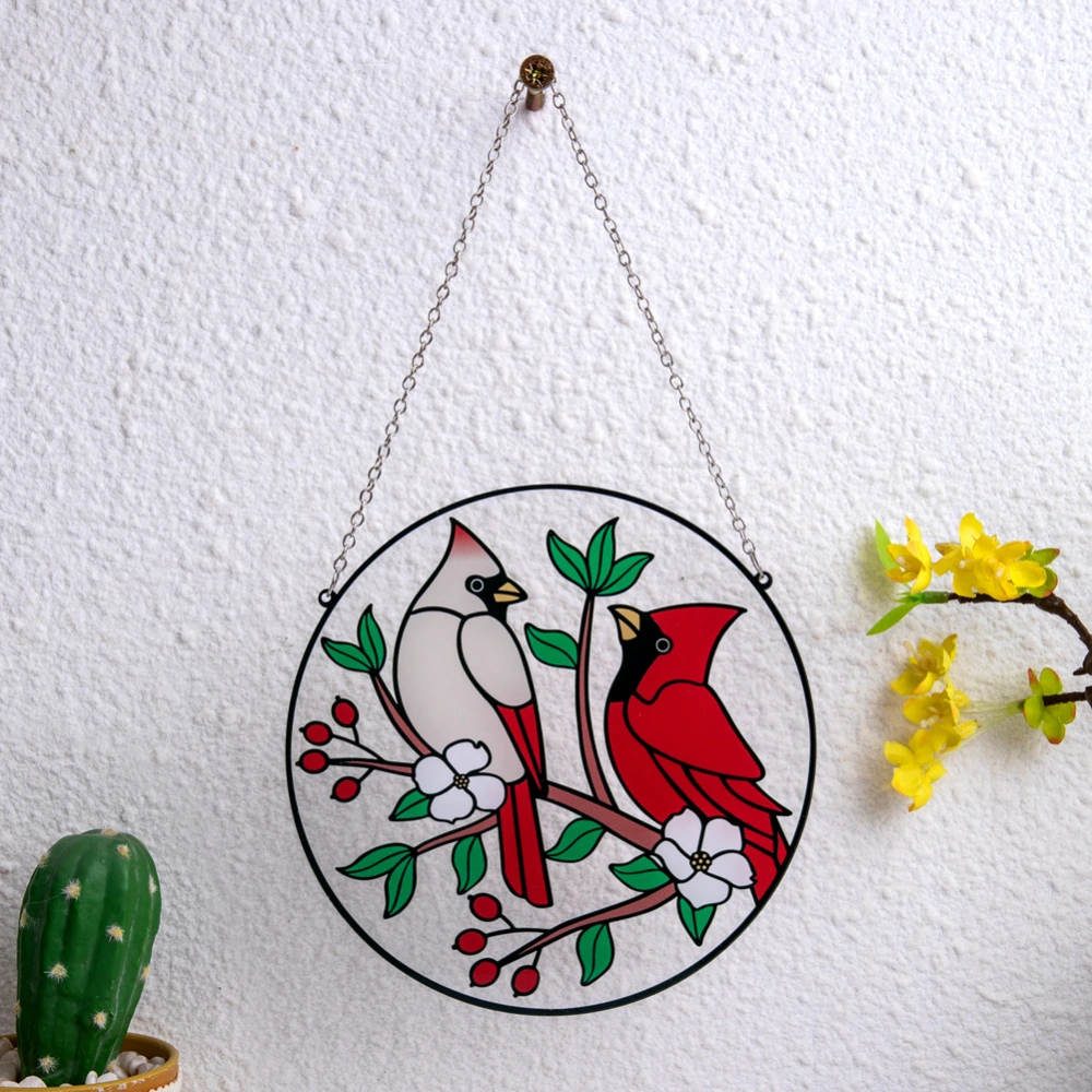 Red Bird Garden Home Hanging Decoration