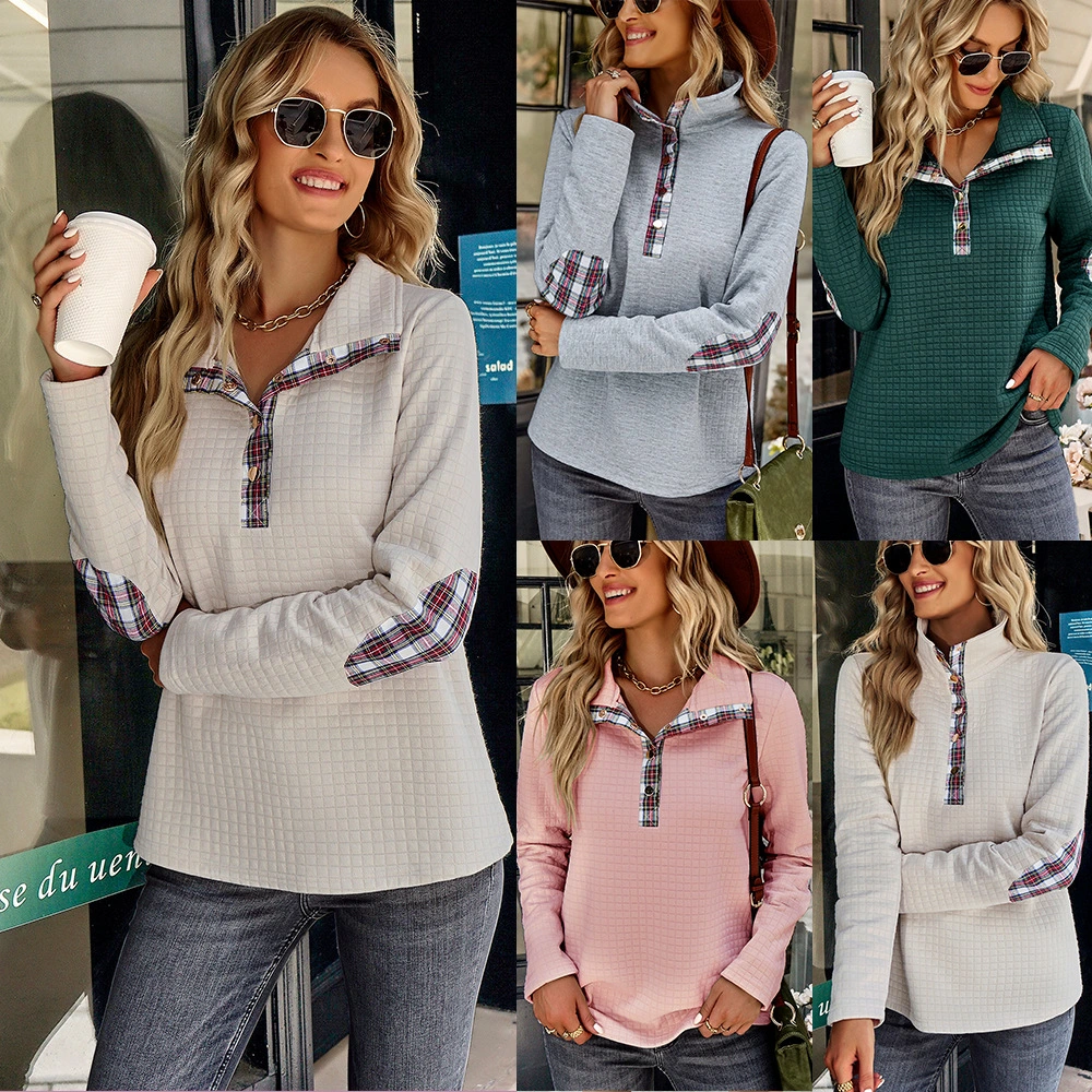 Women's Fashion Elegant Splicing Coat Top