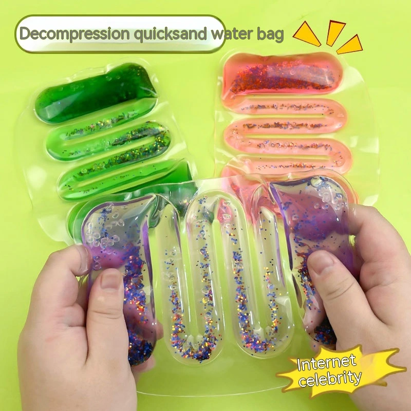 Decompression Water Strip Bag Pinch Lejin Powder Quicksand Water Bag