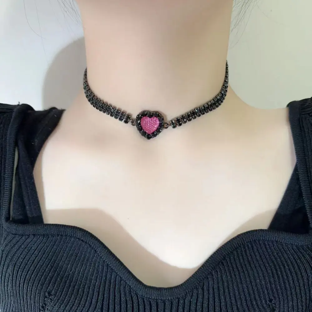 Full Diamond Double-layer Clavicle Chain