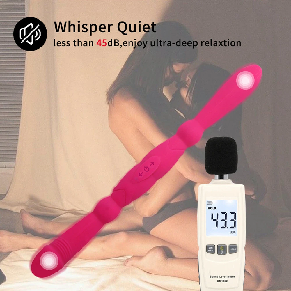 Two Women's Variable Cheering Stick Vibrator Gay Sex Toys