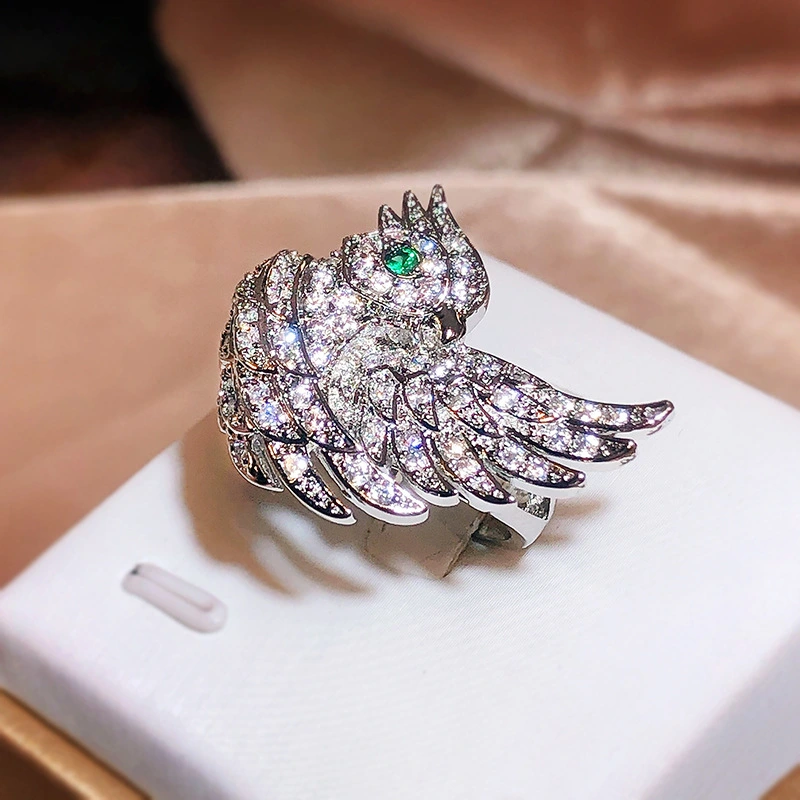 Full Rhinestone Zircon Women's Ring