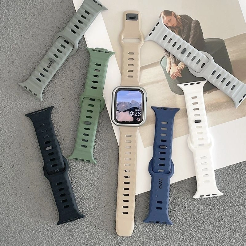 New Fashion Monochrome Silicone Strap