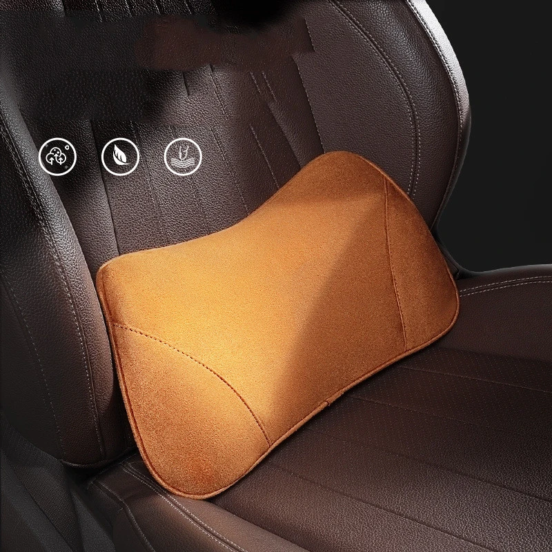 Thin Car Suede Memory Cotton Cushion