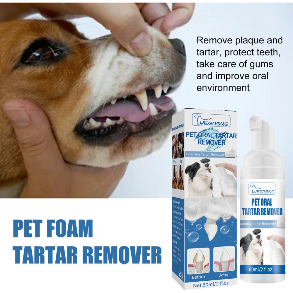 Pet Tartar Remover Removing Dental Calculus Bad Breath Yellow Teeth