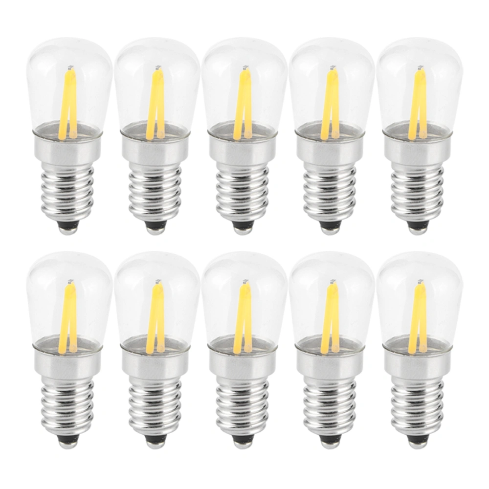 E14 Short Filament Bulbs 1.5W AC110V Bulb Chandelier Ceiling Lamp Accessory Warm White