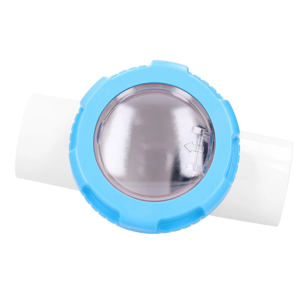 2in Visible Check Valve Non Return Anti Backflow Accessories for Swimming Pool One Way Pipe