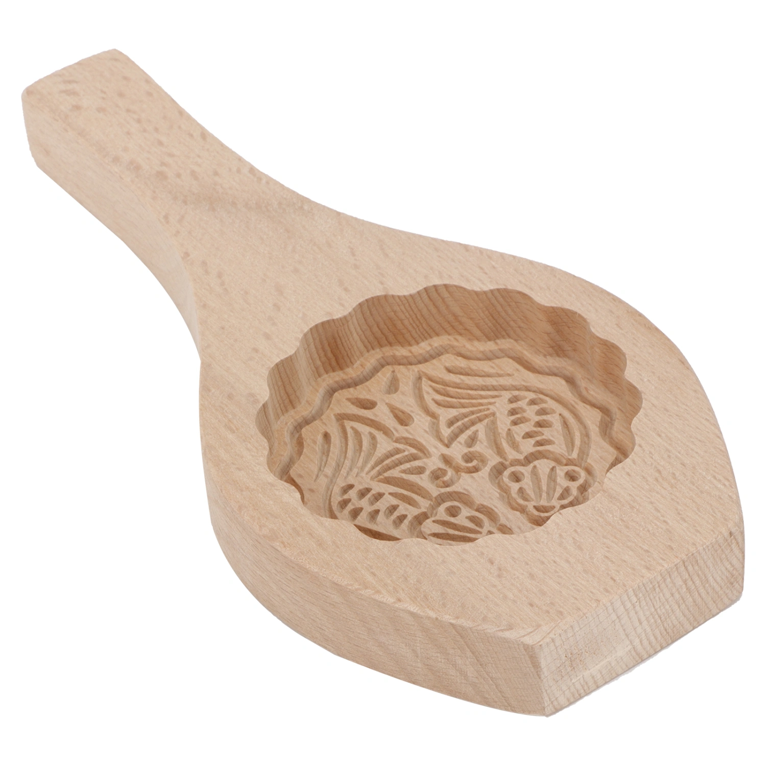 Wood Mooncake Mold DIY Cookies Fondant Cake Baking Mold Kitchen Decoration ToolsMoon Fish