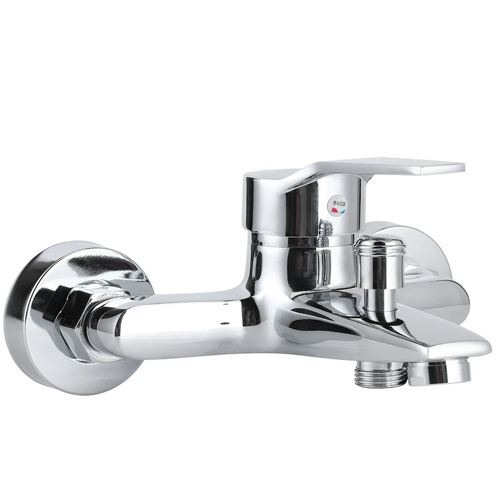 G1/2in Thread Copper Household Bathroom Bathtub Wall Mounted Triple Shower Faucet Mixer Tap