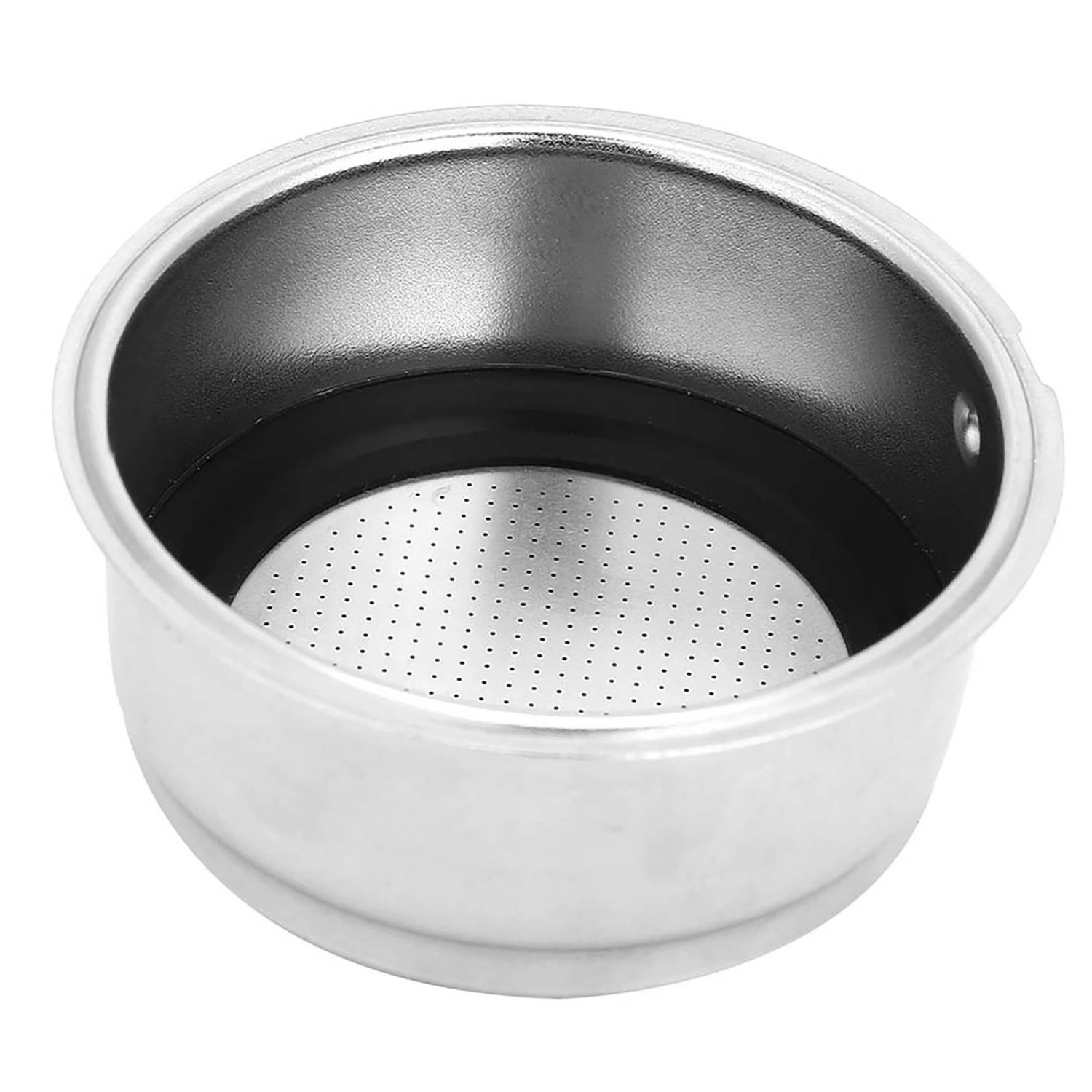 Detachable Stainless Steel Coffee Filter Basket Strainer Coffee Machine Accessories for Home OfficeDouble Cup