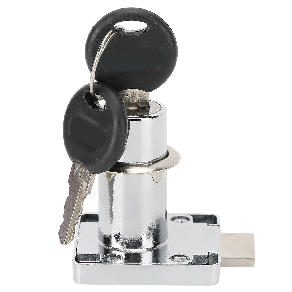 3Pcs/Set Desk Drawer Lock with Keys Office Cabinet Wardrobe Door Lock Hardware Accessory