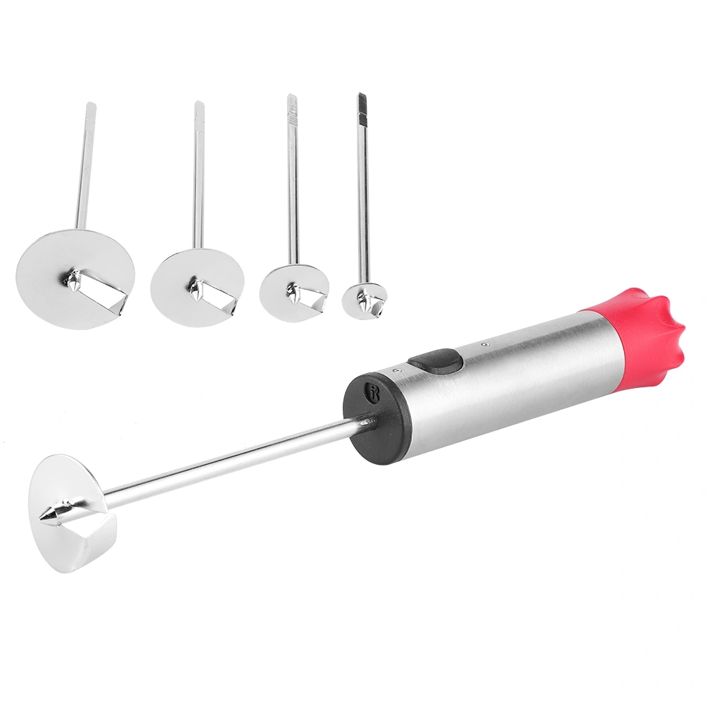 Vegetable Digging Rotating Drill Stainless Steel Fruit Corer for Children Food Salad Making DIY