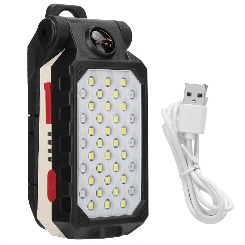 Portable LED Work Light USB Rechargeable Folding Working Lamp Flashlight with Magnet for Car Repairing