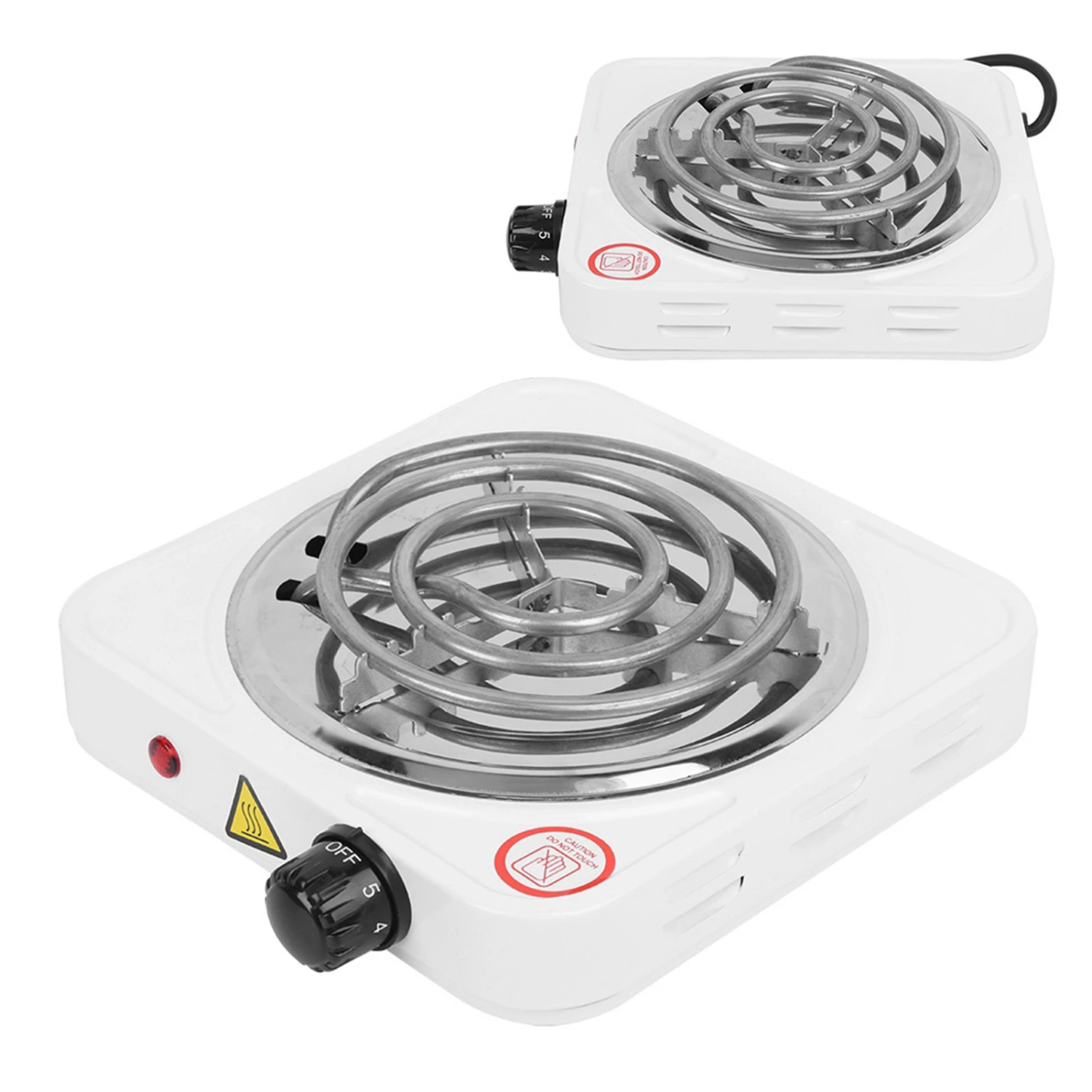 1000W Stainless Steel Portable Single Tube Electric Stove Home Electric Stove US Plug 110V