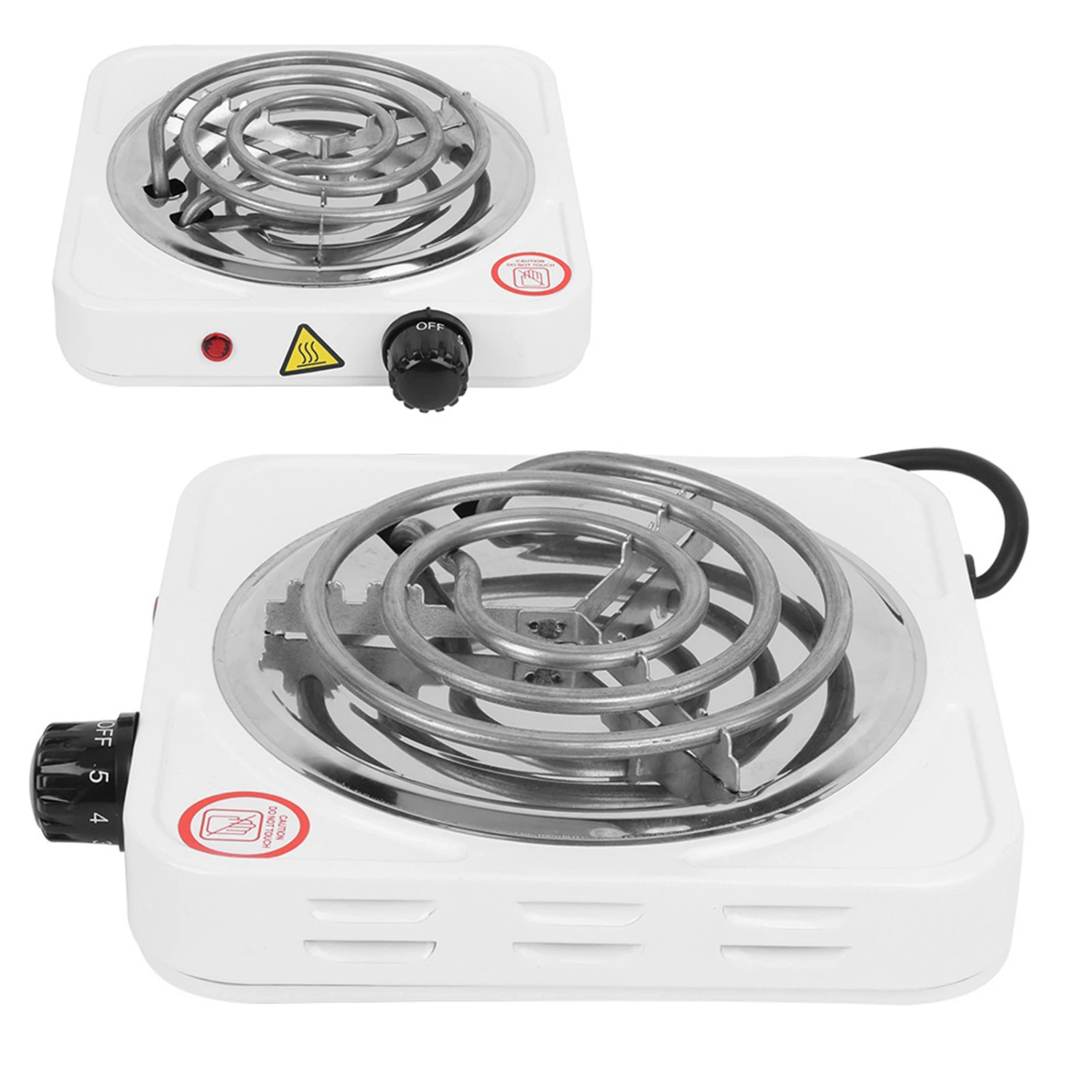 1000W Stainless Steel Portable Single Tube Electric Stove Home Electric Stove US Plug 110V