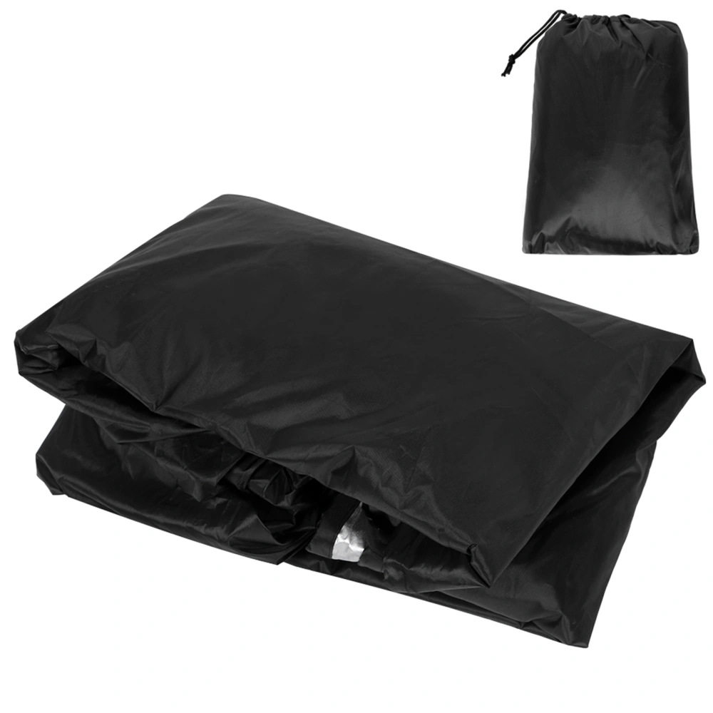 210D Black Cart Cover Waterproof Rainproof Dustproof Cover for Golf Cart Home Supplies