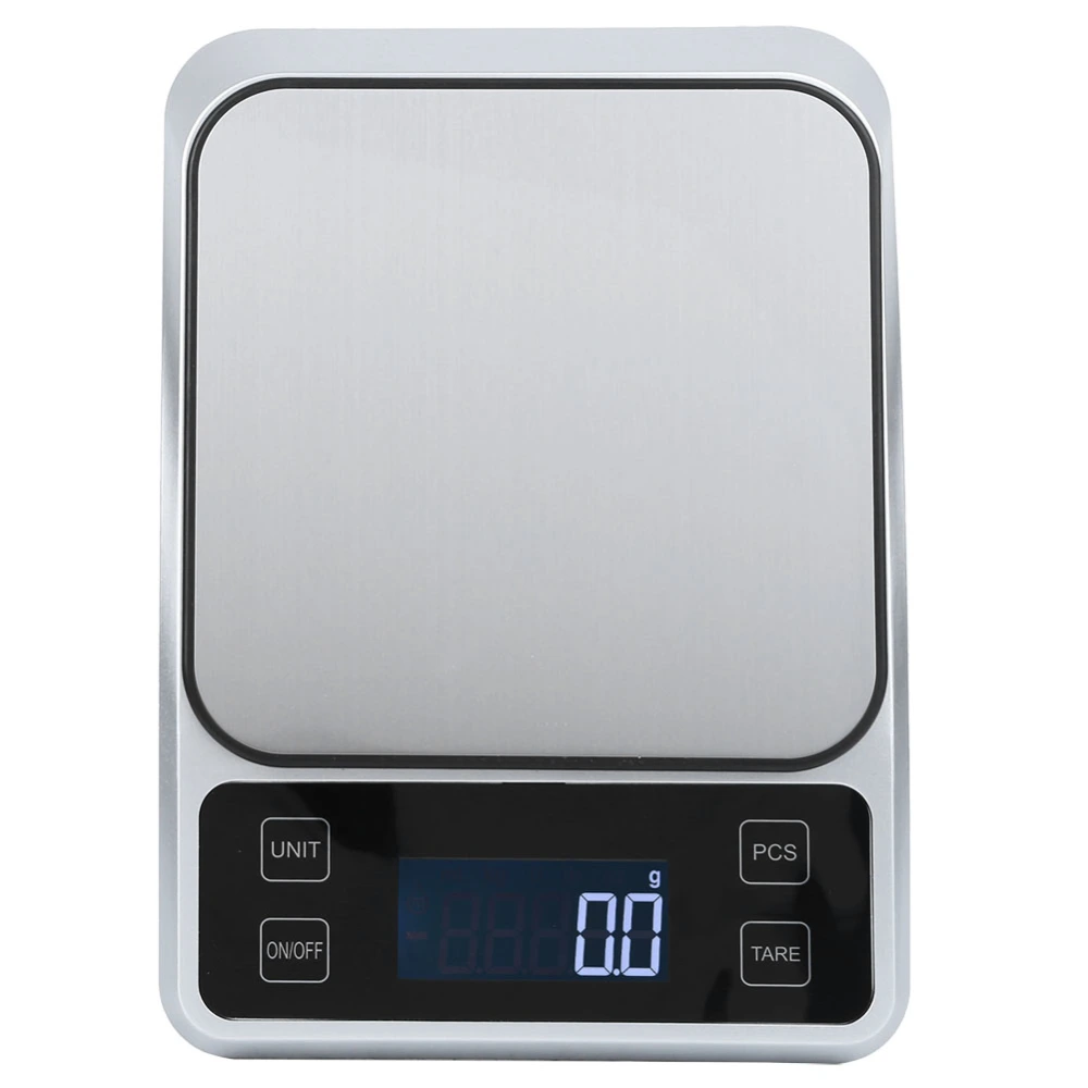 5kg/0.1g Multifunction Stainless Steel Digital Kitchen Scale Electronic Food Weight Scale for Cooking Baking