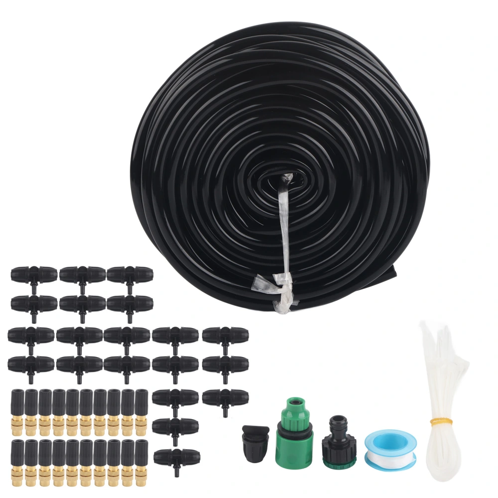 20M Hose 20Pcs Combinations Drip Irrigation Kit Irrigation Atomizing and Copper Nozzles