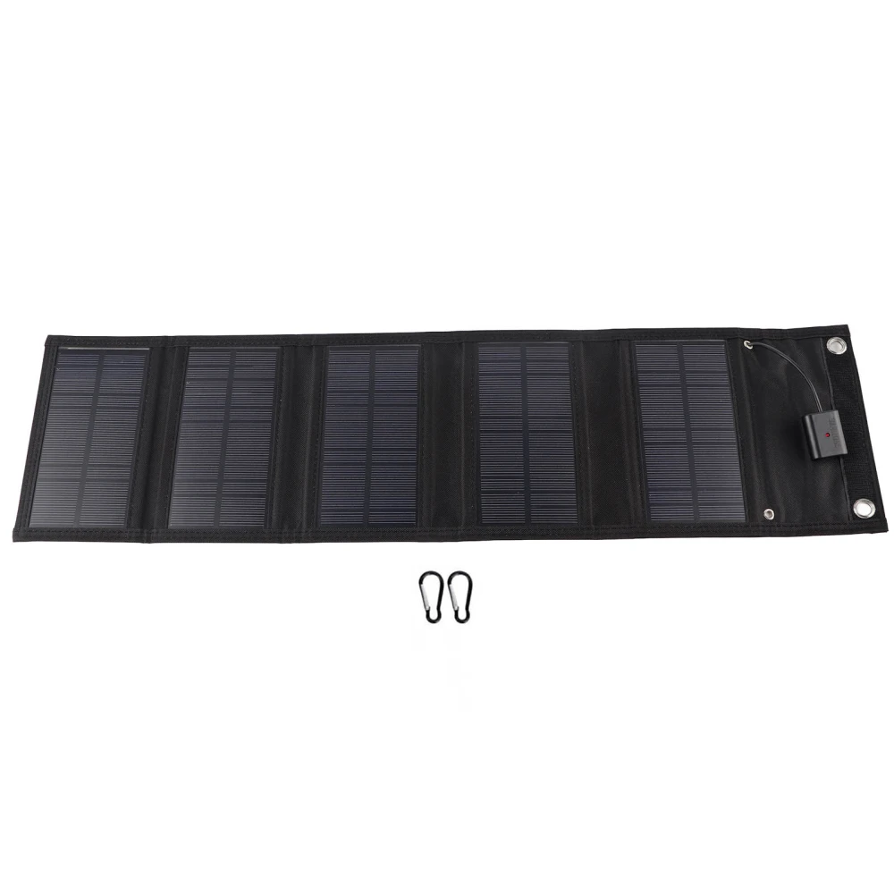 20W Waterproof Foldable Solar Panel Solar Power Charger USB Output for Mountaineering