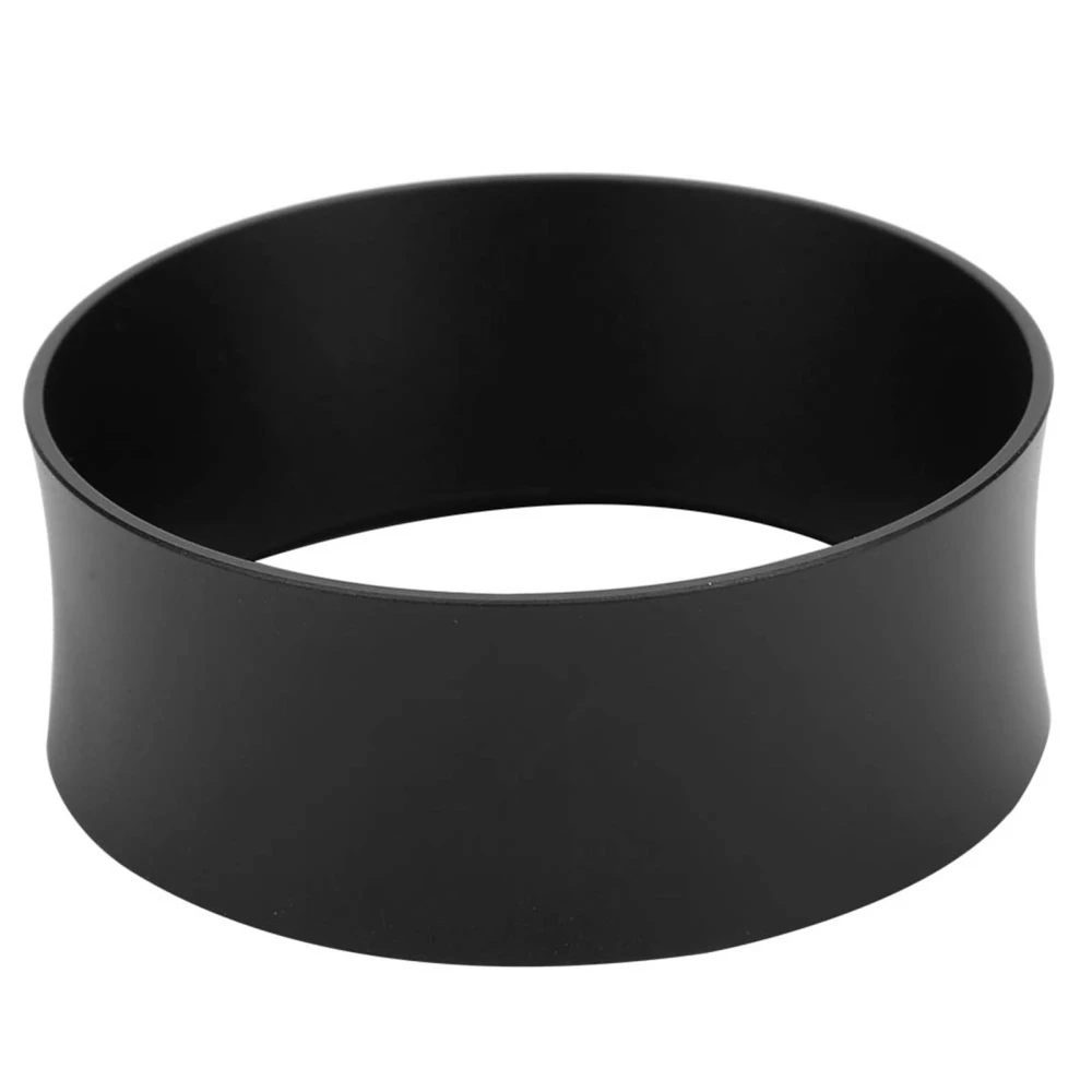 Household Aluminum Alloy Universal Coffee Powder Dosing Ring for 58mm Handle Accessory Black