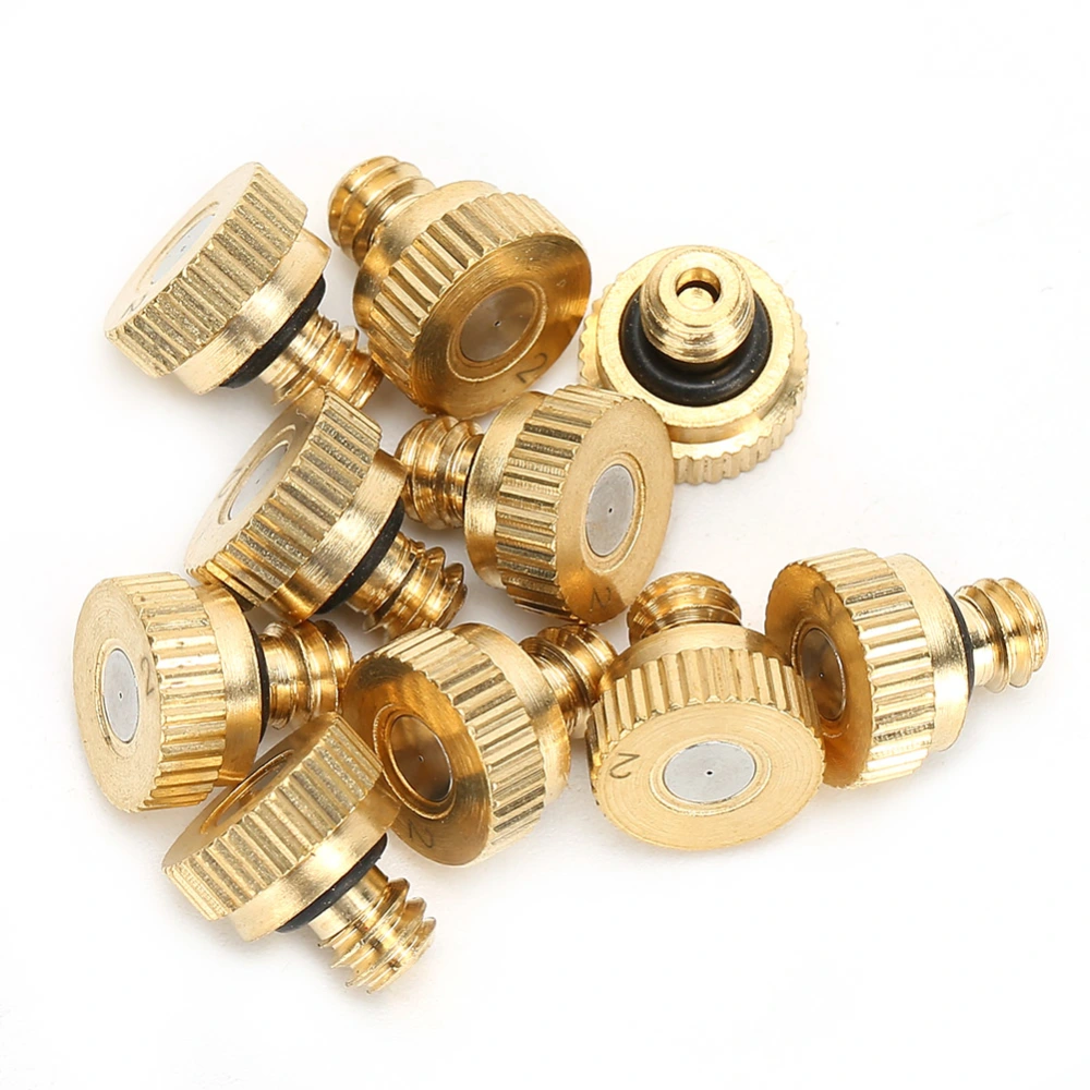 10Pcs 0.2mm Tap Water Low Pressure Atomizing Sprayer Nozzle Misting Cooling Spraying Nozzles