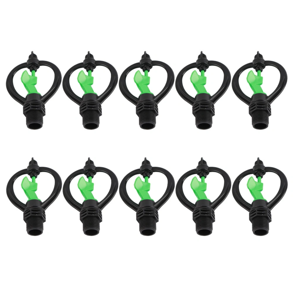 10Pcs Plastic G1/2in Spray Sprinkler Butterflies Rain Shaped Nozzle Agricultural Irrigation