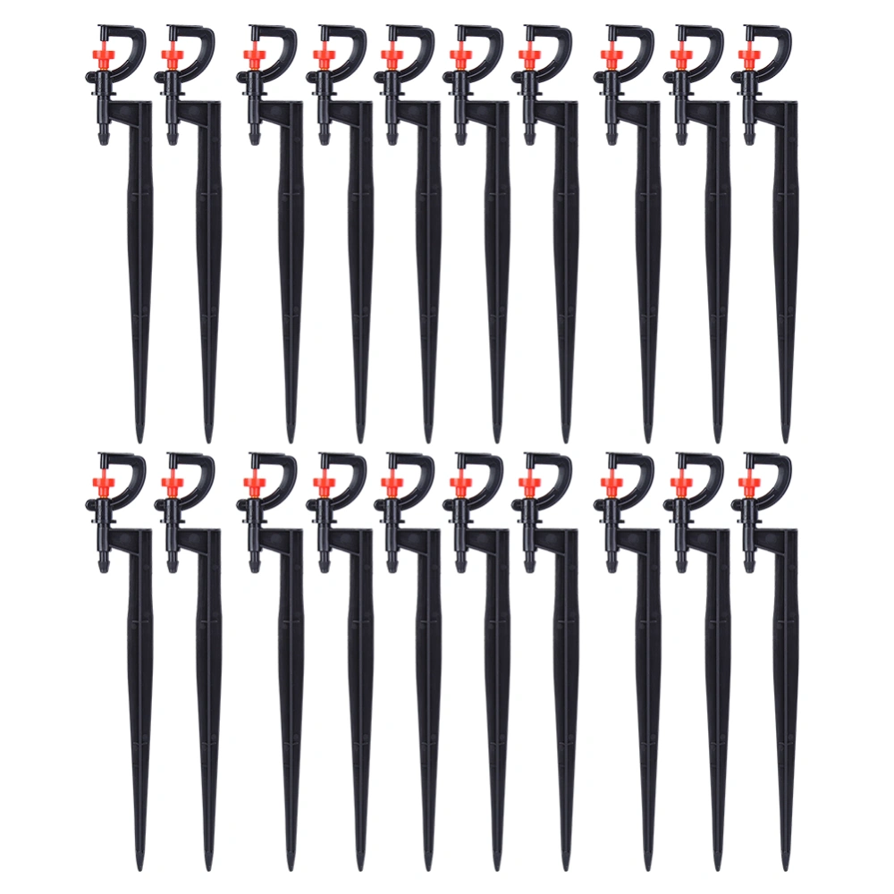 20pcs GType 360 Degree Rotation Sprinkler Watering Spray Nozzle Accessory for Garden Lawn