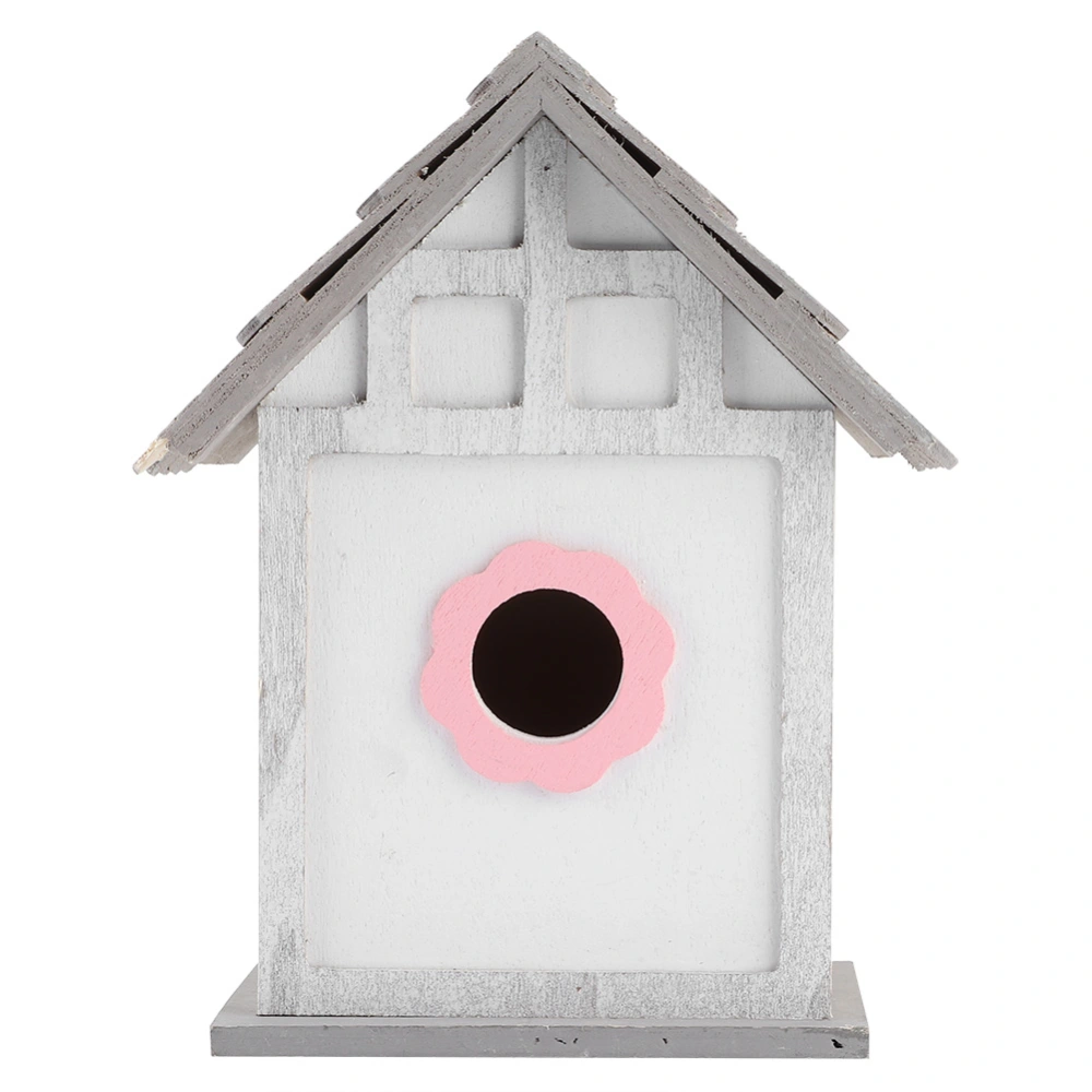 Wooden Bird House DIY Breeding Parrots Bird Nesting Box Outdoor Garden Decoration