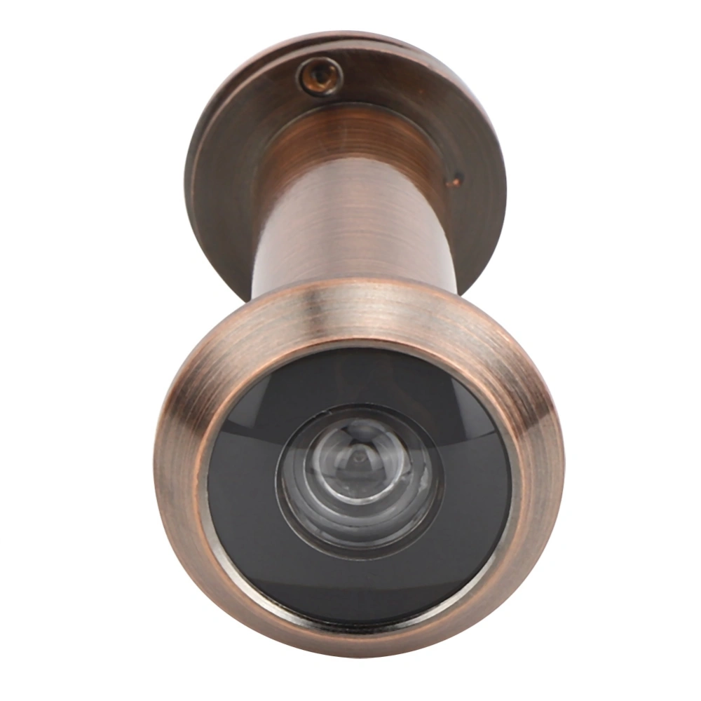 Anti Theft 220 Degree Viewing Angle Safety Door Viewer with Back Cover for Home Use(Red Bronze Color )