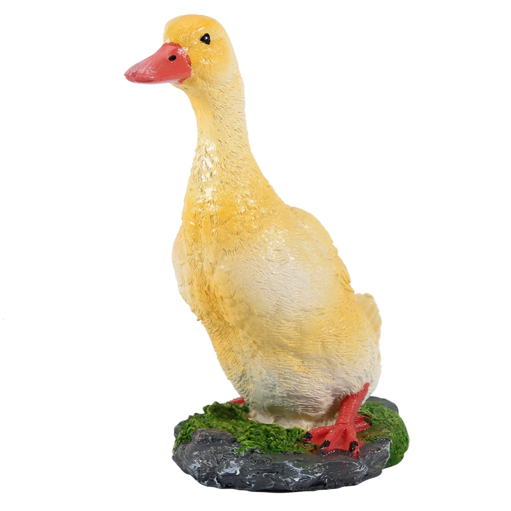 Simulation Duck Decor Artificial Resin Craft Animal Model Decoration for Home Garden Landscape