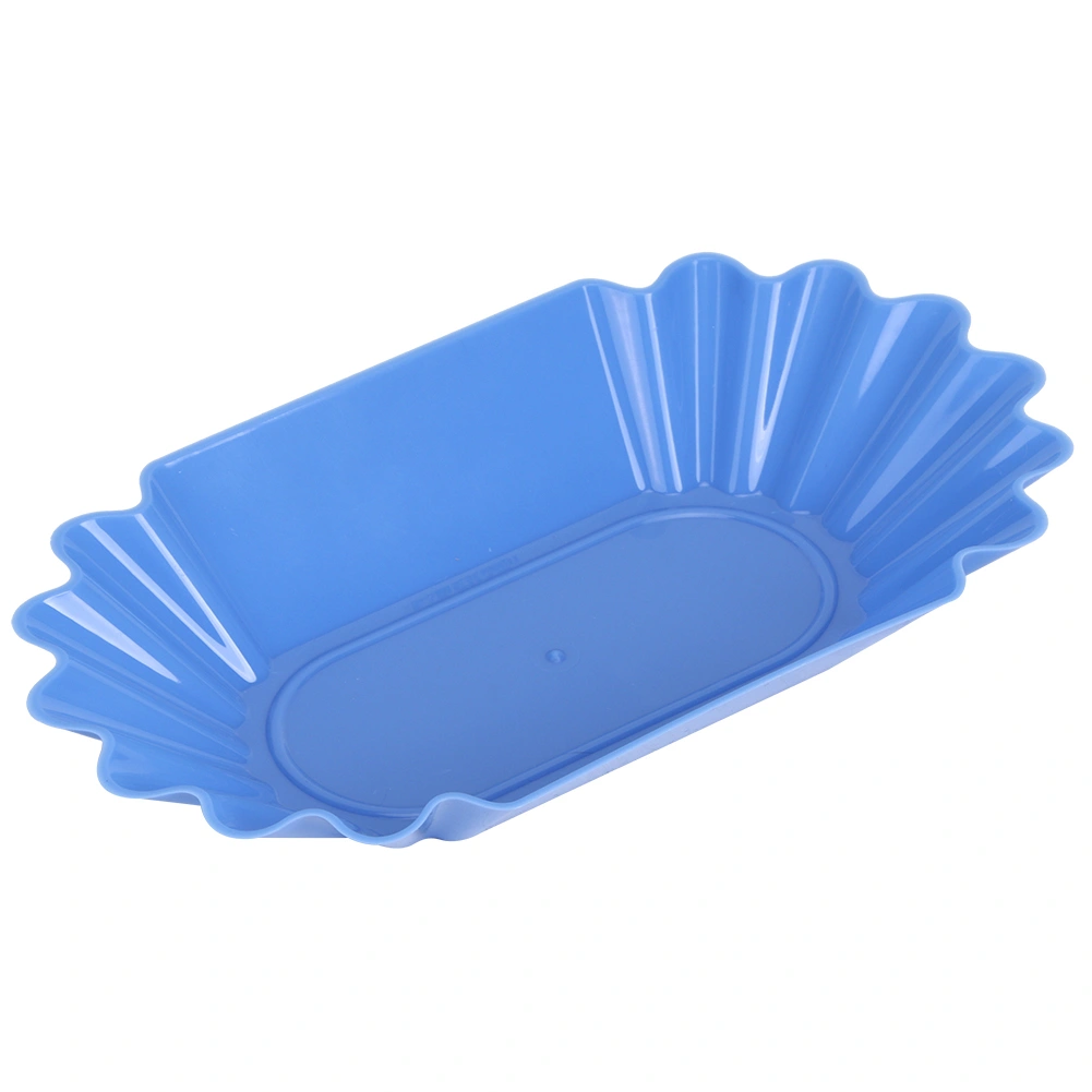 Food Grade PP Plastic Coffee Beans Sample Tray Display Dish Plate Container Home Kitchen AccessoriesLight Blue