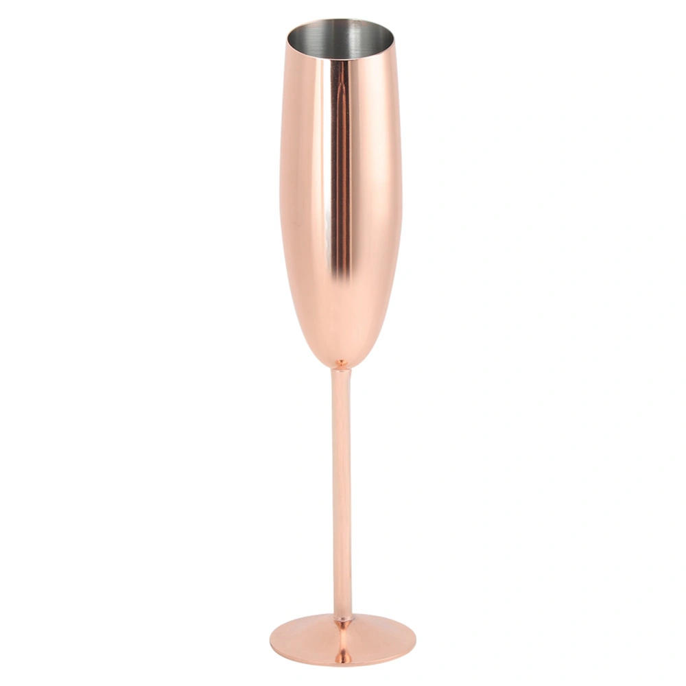 304 Stainless Steel Red Wine Glass Cocktail Champagne Glass Goblet Bar Supplies Rose Gold