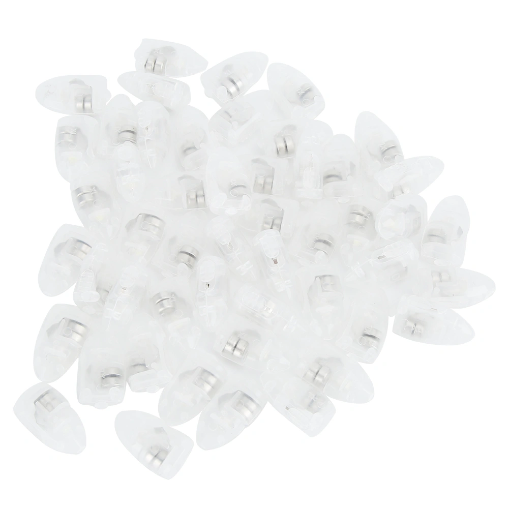 100Pcs Innovative Shape Balloon Light LED Luminous Lamp for Home Party Wedding DecorationWhite