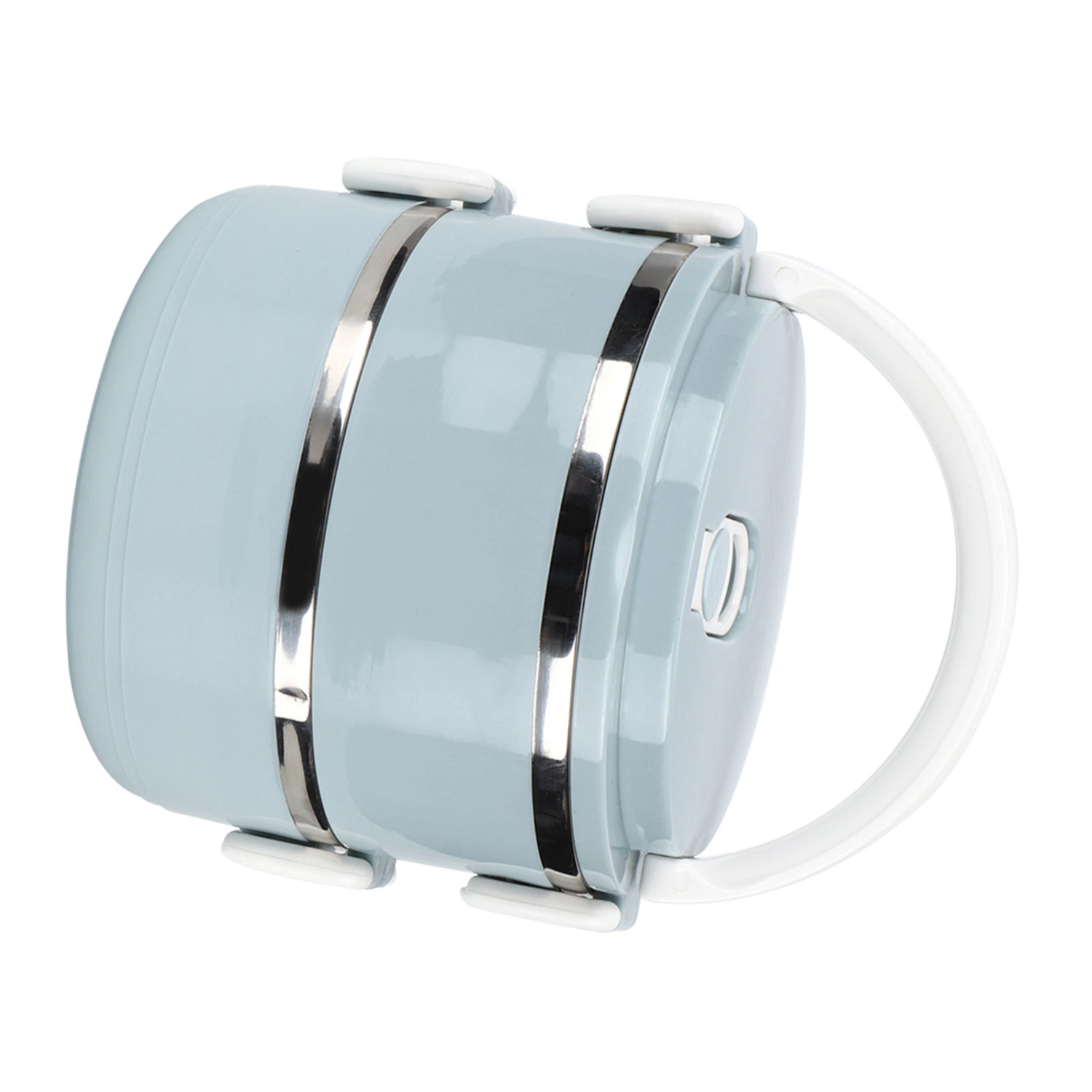 Portable Stainless Steel Blue Rice Noddles Lunch Box Food Container
